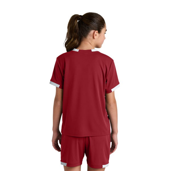 Sport-Tek® Club Recycled Poly Short Sleeve Youth Crew Tee