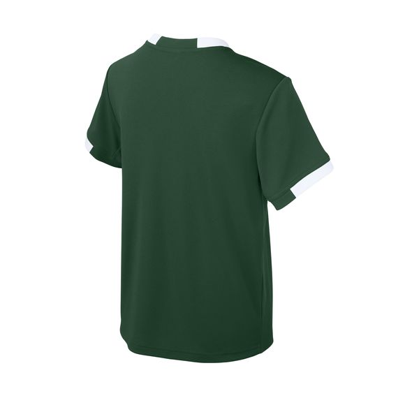 Sport-Tek® Club Recycled Poly Short Sleeve Youth Crew Tee