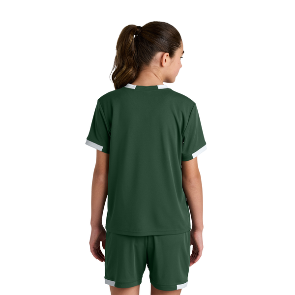 Sport-Tek® Club Recycled Poly Short Sleeve Youth Crew Tee