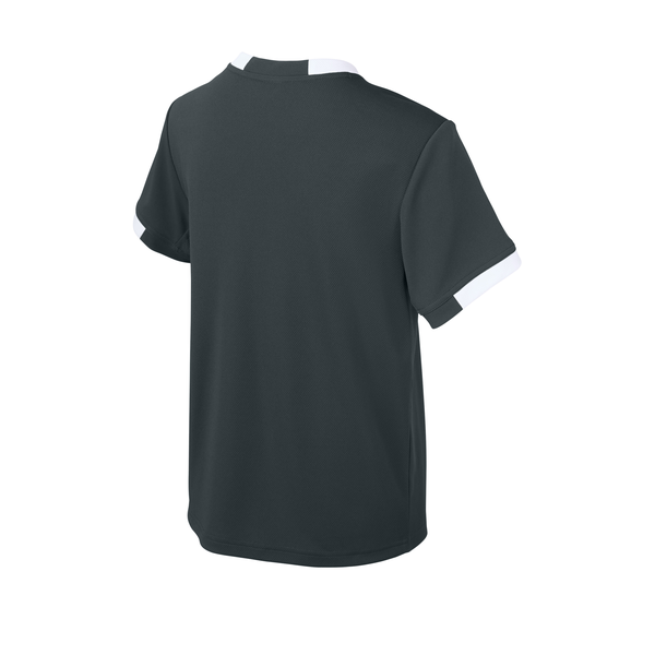 Sport-Tek® Club Recycled Poly Short Sleeve Youth Crew Tee
