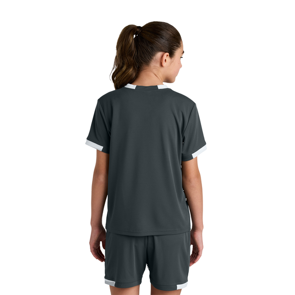 Sport-Tek® Club Recycled Poly Short Sleeve Youth Crew Tee