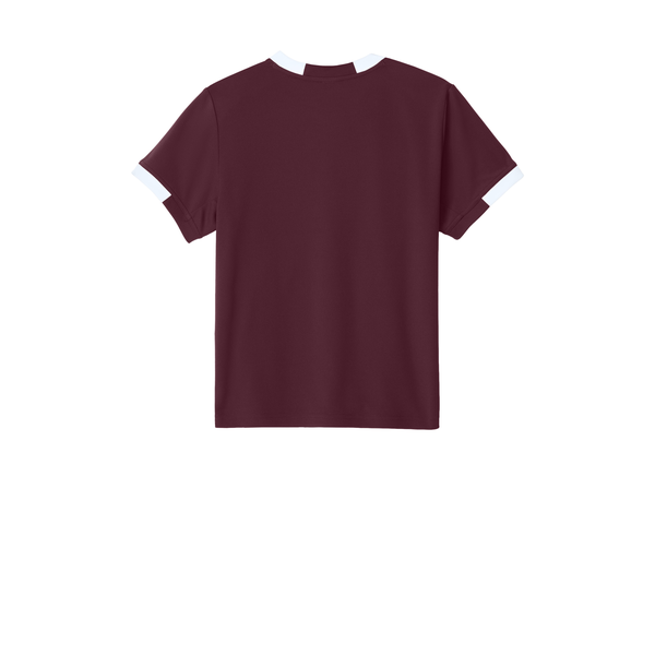 Sport-Tek® Club Recycled Poly Short Sleeve Youth Crew Tee