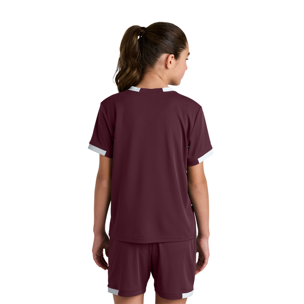 Sport-Tek® Club Recycled Poly Short Sleeve Youth Crew Tee