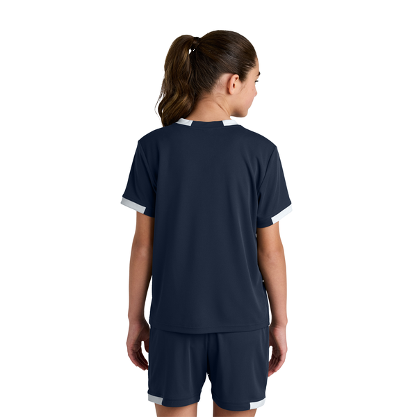 Sport-Tek® Club Recycled Poly Short Sleeve Youth Crew Tee