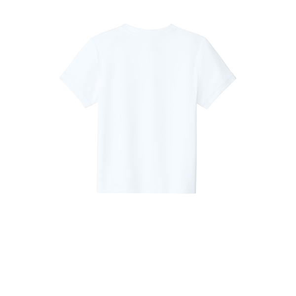 Sport-Tek® Club Recycled Poly Short Sleeve Youth Crew Tee
