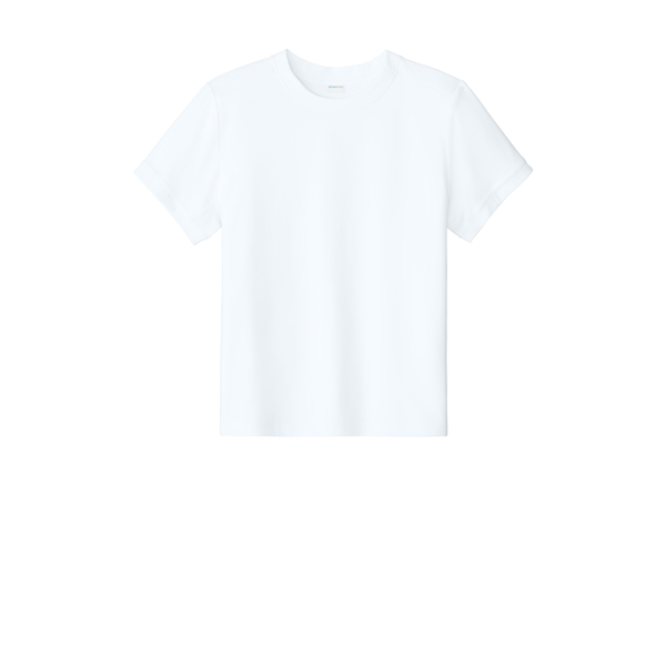 Sport-Tek® Club Recycled Poly Short Sleeve Youth Crew Tee