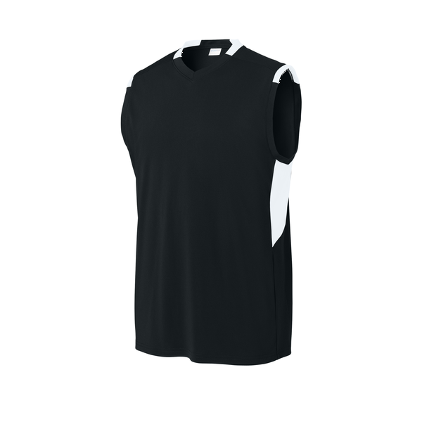 Sport-Tek® Club Recycled Poly Sleeveless Men's V-Neck Tank