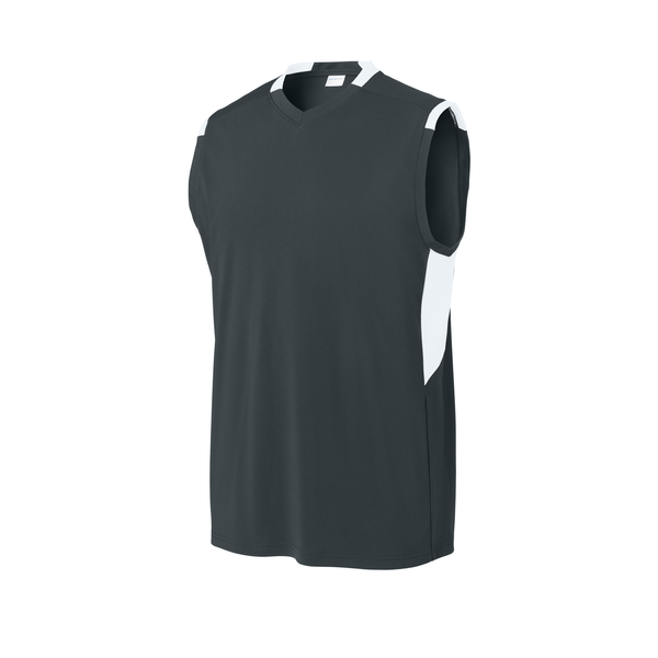 Sport-Tek® Club Recycled Poly Sleeveless Men's V-Neck Tank