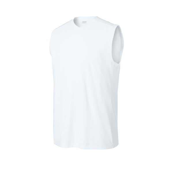 Sport-Tek® Club Recycled Poly Sleeveless Men's V-Neck Tank