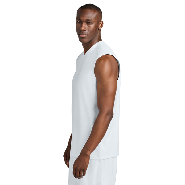 Sport-Tek® Club Recycled Poly Sleeveless Men's V-Neck Tank