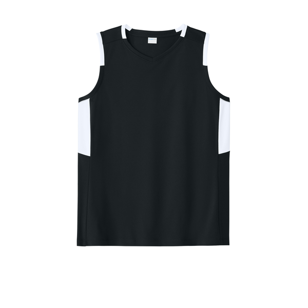 Sport-Tek® Club Recycled Poly Sleeveless Ladies' V-Neck Tank