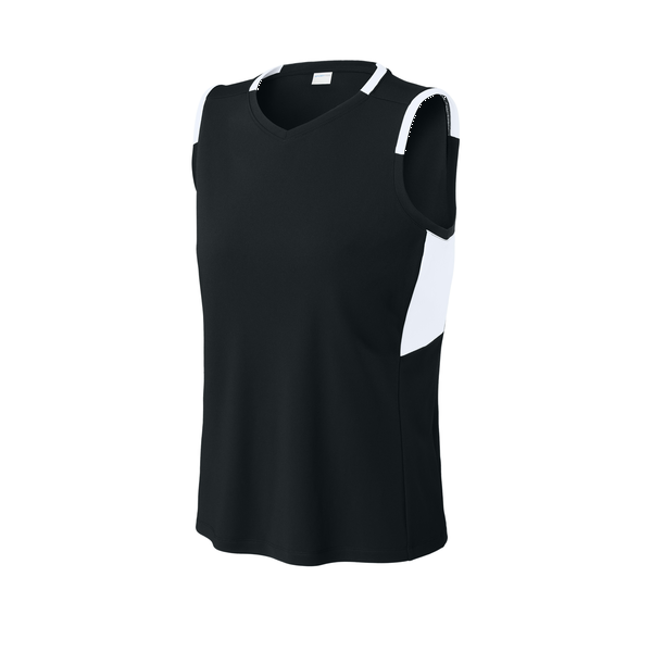 Sport-Tek® Club Recycled Poly Sleeveless Ladies' V-Neck Tank