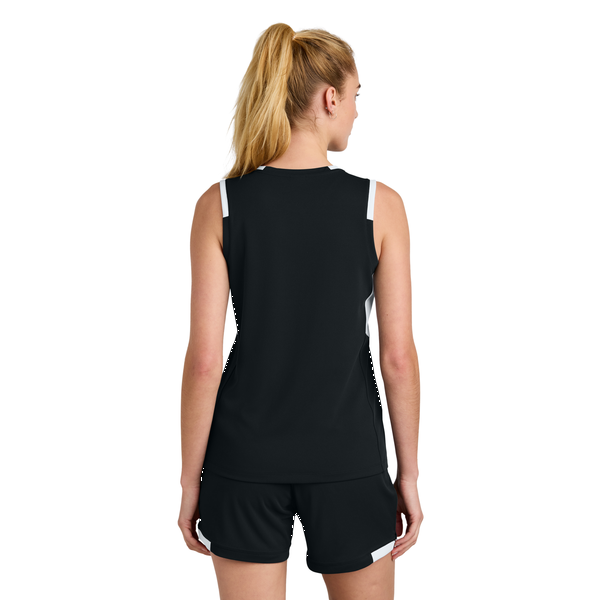 Sport-Tek® Club Recycled Poly Sleeveless Ladies' V-Neck Tank