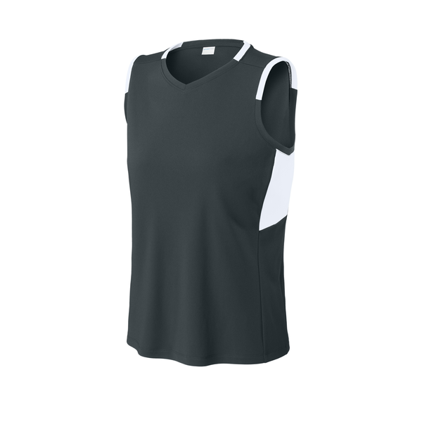 Sport-Tek® Club Recycled Poly Sleeveless Ladies' V-Neck Tank