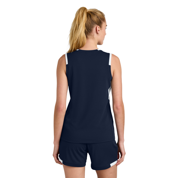 Sport-Tek® Club Recycled Poly Sleeveless Ladies' V-Neck Tank