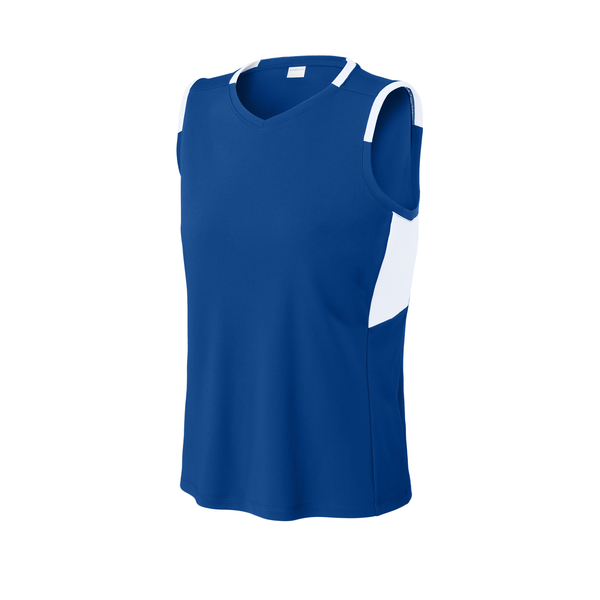 Sport-Tek® Club Recycled Poly Sleeveless Ladies' V-Neck Tank