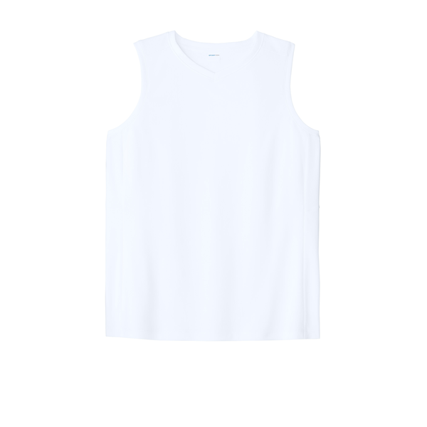 Sport-Tek® Club Recycled Poly Sleeveless Ladies' V-Neck Tank