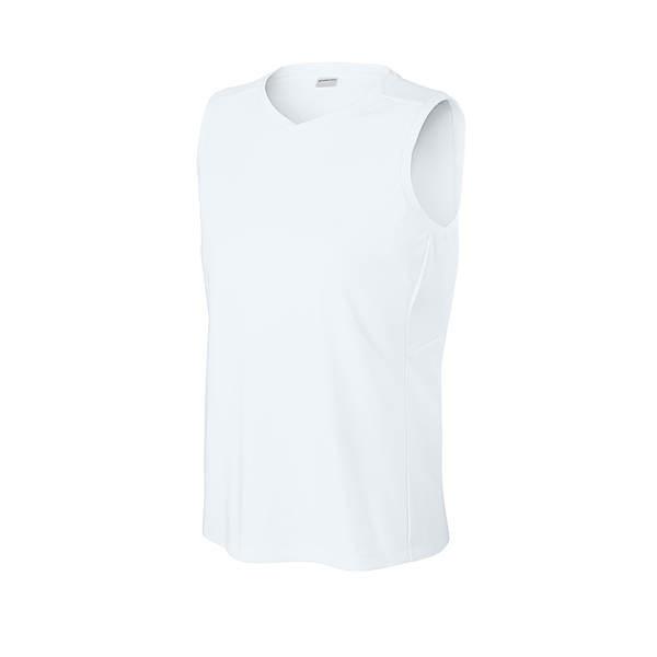 Sport-Tek® Club Recycled Poly Sleeveless Ladies' V-Neck Tank