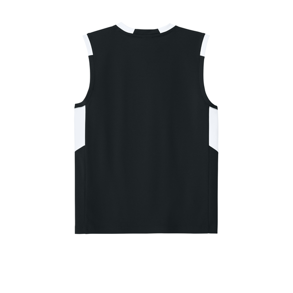Sport-Tek® Club Recycled Poly Sleeveless Youth V-Neck Tank