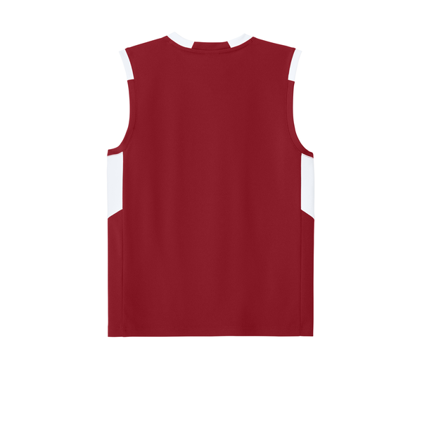Sport-Tek® Club Recycled Poly Sleeveless Youth V-Neck Tank