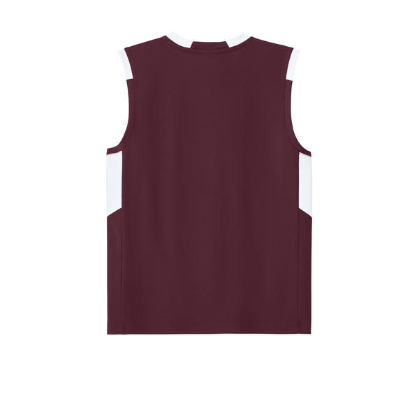 Sport-Tek® Club Recycled Poly Sleeveless Youth V-Neck Tank
