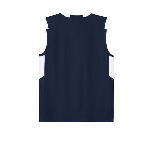 Sport-Tek® Club Recycled Poly Sleeveless Youth V-Neck Tank
