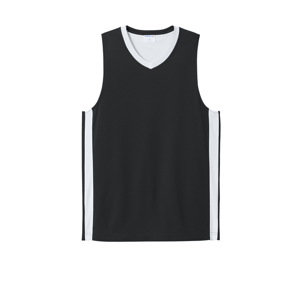 Sport-Tek® Rival Poly Closed-Hole Mesh Basketball Reversible Unisex Jersey