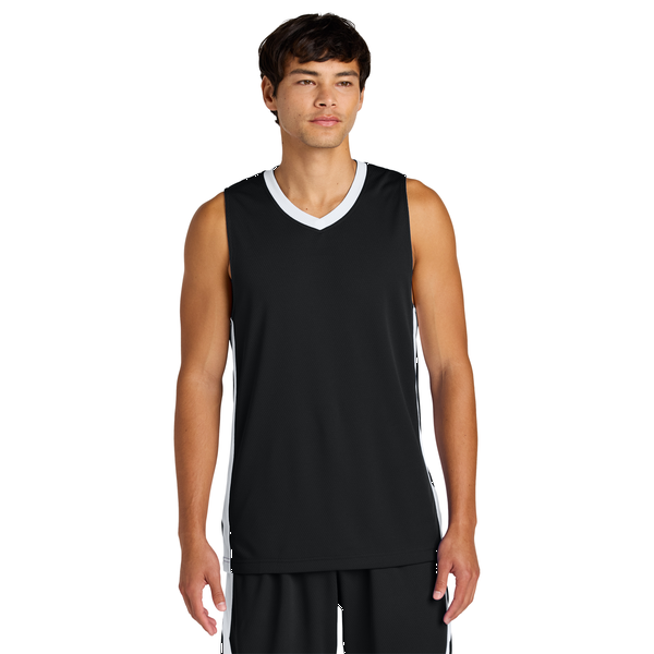 Sport-Tek® Rival Poly Closed-Hole Mesh Basketball Reversible Unisex Jersey
