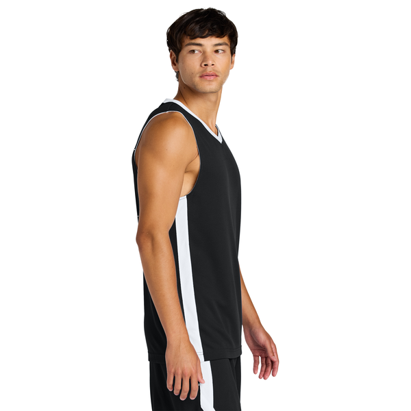 Sport-Tek® Rival Poly Closed-Hole Mesh Basketball Reversible Unisex Jersey