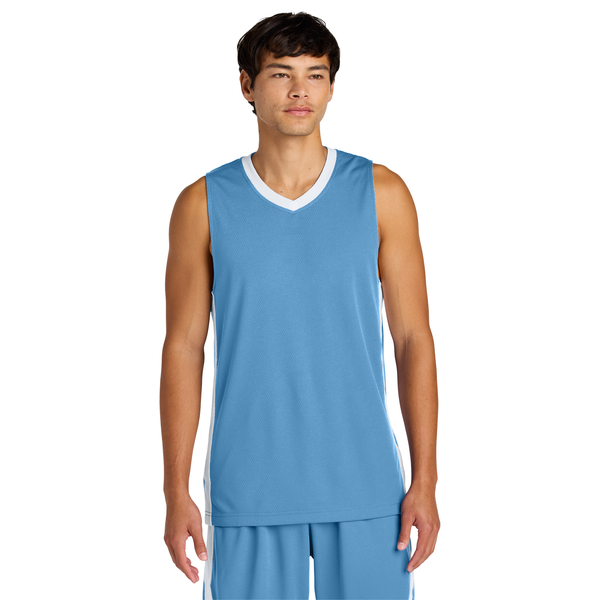 Sport-Tek® Rival Poly Closed-Hole Mesh Basketball Reversible Unisex Jersey