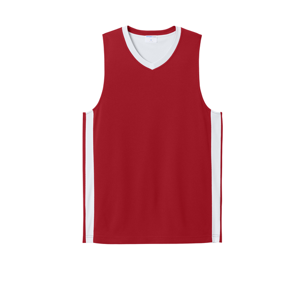 Sport-Tek® Rival Poly Closed-Hole Mesh Basketball Reversible Unisex Jersey