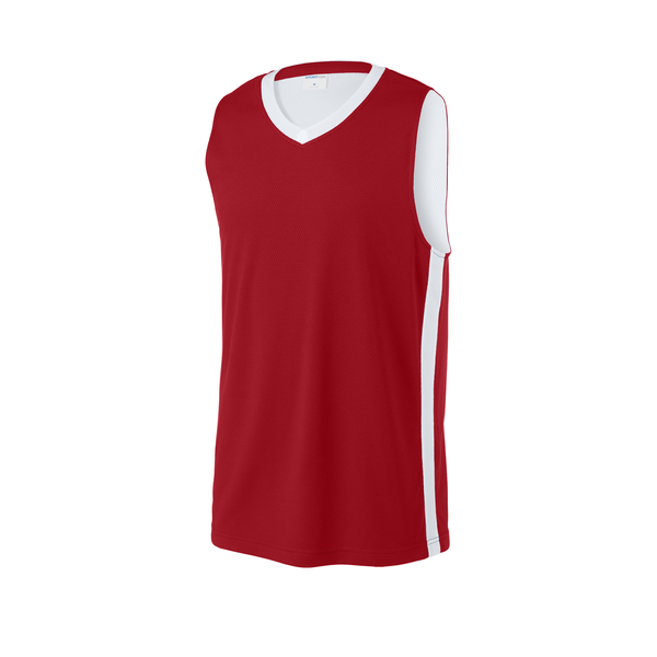 Sport-Tek® Rival Poly Closed-Hole Mesh Basketball Reversible Unisex Jersey