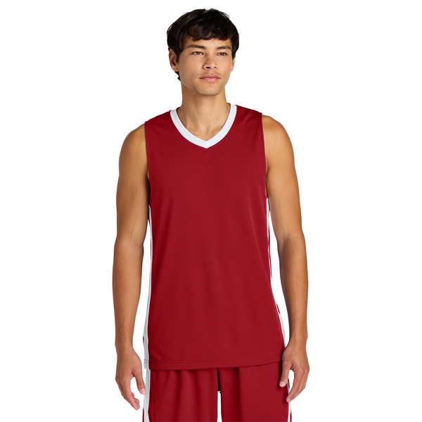 Sport-Tek® Rival Poly Closed-Hole Mesh Basketball Reversible Unisex Jersey