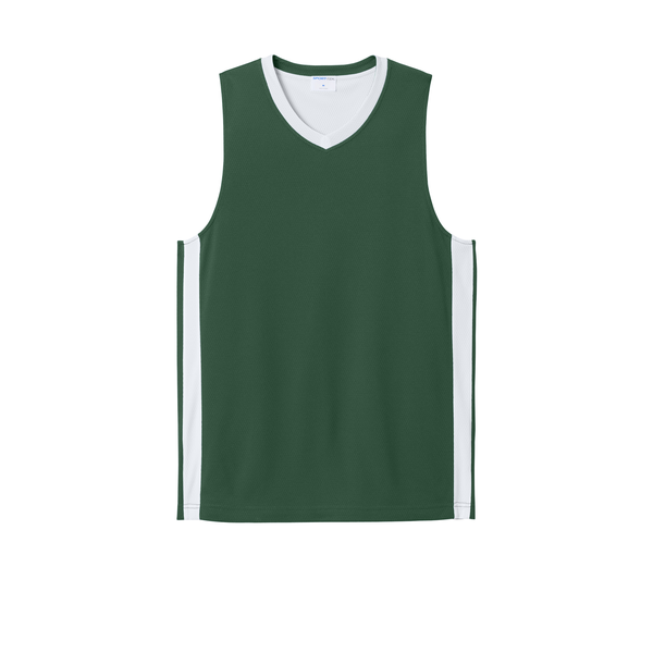 Sport-Tek® Rival Poly Closed-Hole Mesh Basketball Reversible Unisex Jersey
