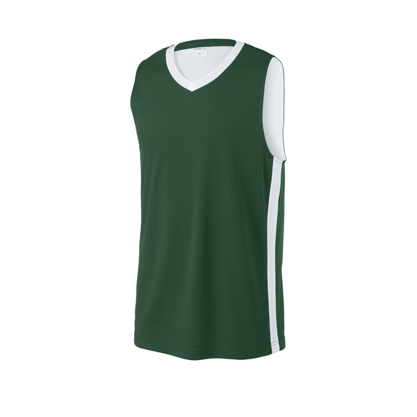 Sport-Tek® Rival Poly Closed-Hole Mesh Basketball Reversible Unisex Jersey