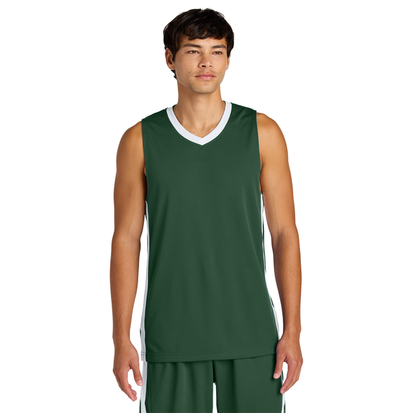 Sport-Tek® Rival Poly Closed-Hole Mesh Basketball Reversible Unisex Jersey