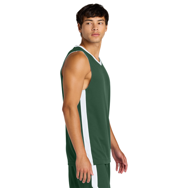 Sport-Tek® Rival Poly Closed-Hole Mesh Basketball Reversible Unisex Jersey