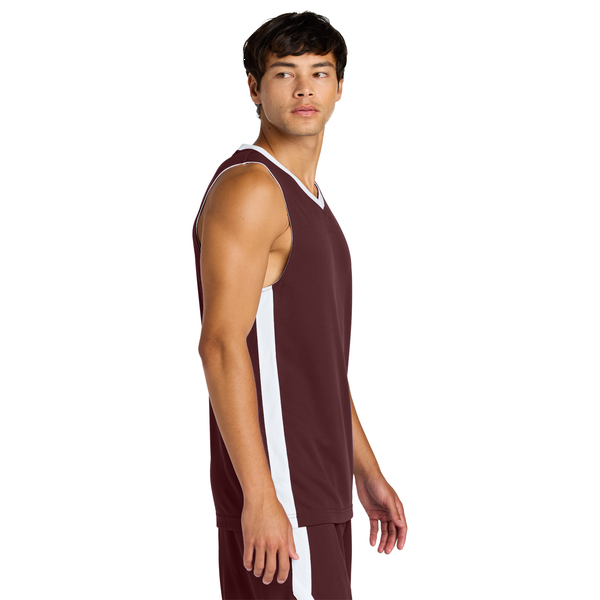 Sport-Tek® Rival Poly Closed-Hole Mesh Basketball Reversible Unisex Jersey