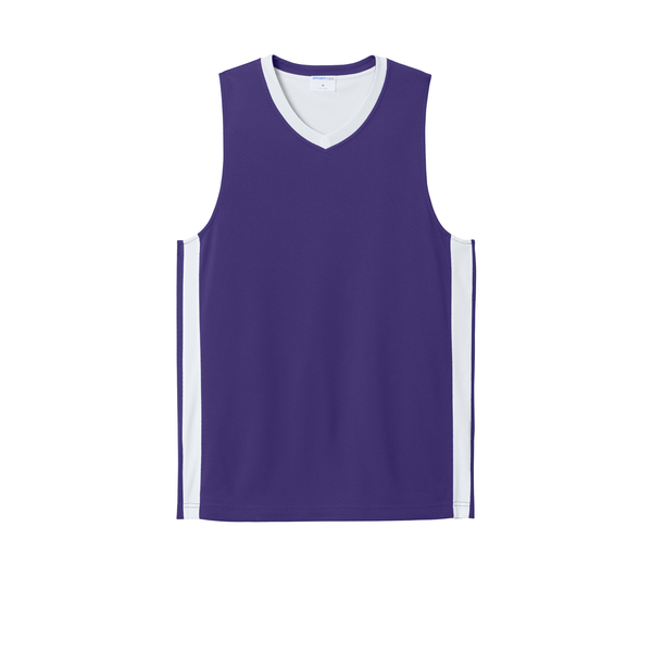 Sport-Tek® Rival Poly Closed-Hole Mesh Basketball Reversible Unisex Jersey