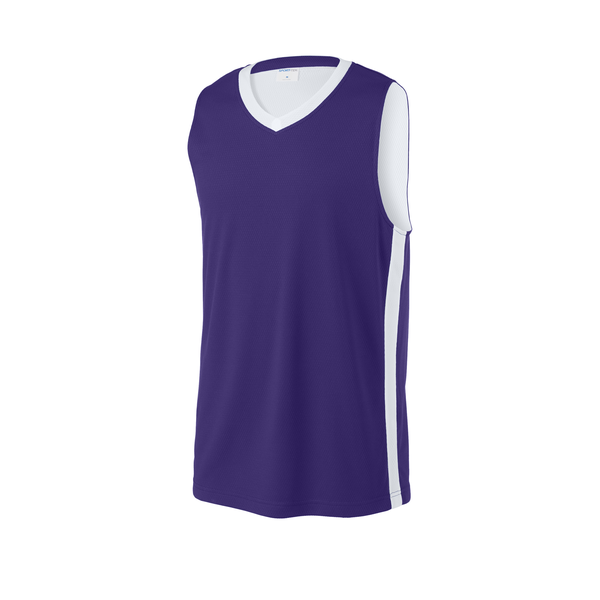 Sport-Tek® Rival Poly Closed-Hole Mesh Basketball Reversible Unisex Jersey