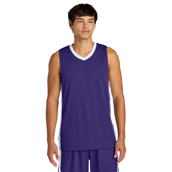 Sport-Tek® Rival Poly Closed-Hole Mesh Basketball Reversible Unisex Jersey