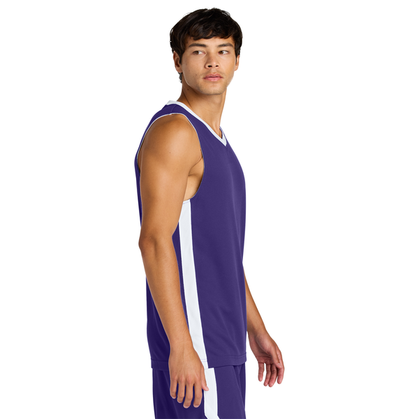 Sport-Tek® Rival Poly Closed-Hole Mesh Basketball Reversible Unisex Jersey