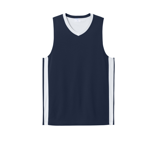 Sport-Tek® Rival Poly Closed-Hole Mesh Basketball Reversible Unisex Jersey