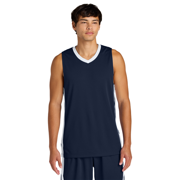Sport-Tek® Rival Poly Closed-Hole Mesh Basketball Reversible Unisex Jersey