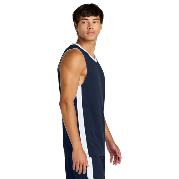 Sport-Tek® Rival Poly Closed-Hole Mesh Basketball Reversible Unisex Jersey