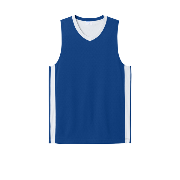 Sport-Tek® Rival Poly Closed-Hole Mesh Basketball Reversible Unisex Jersey