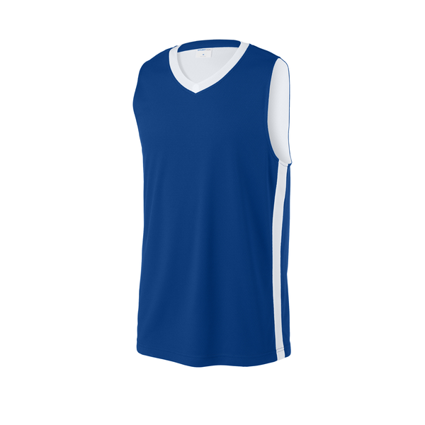 Sport-Tek® Rival Poly Closed-Hole Mesh Basketball Reversible Unisex Jersey