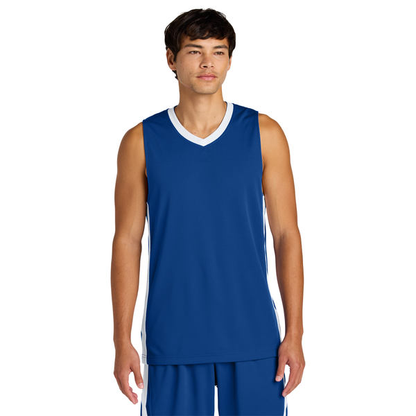 Sport-Tek® Rival Poly Closed-Hole Mesh Basketball Reversible Unisex Jersey