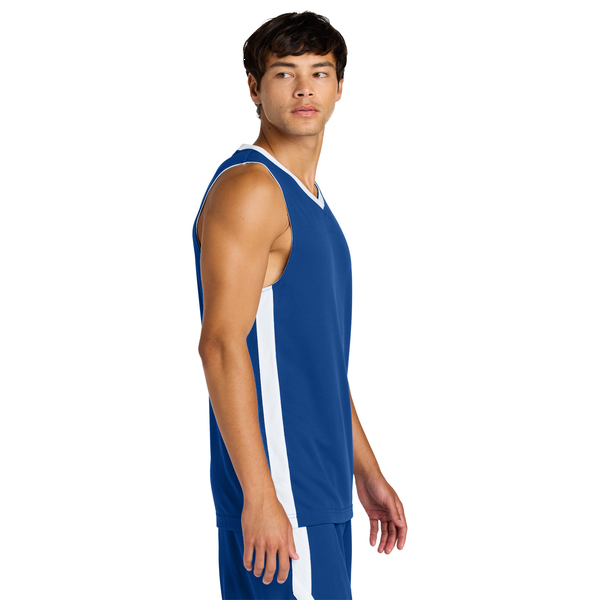 Sport-Tek® Rival Poly Closed-Hole Mesh Basketball Reversible Unisex Jersey