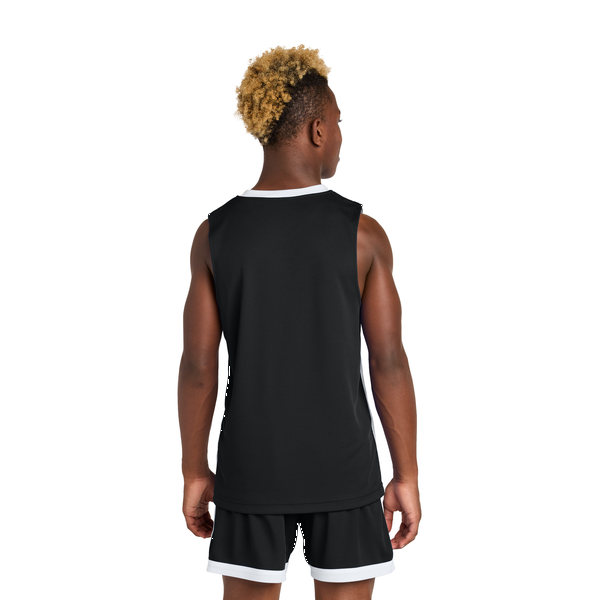 Sport-Tek® Rival Poly Closed-Hole Mesh Basketball Reversible Youth Jersey